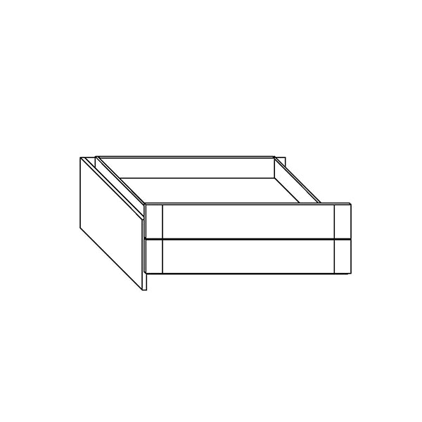 An-/Unterbau Schrankelement mit 2 Schubladen - 100 cm