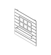 LIFETIME Kidsrooms Rebuild Part Panel for house bed 100 cm - Lake House