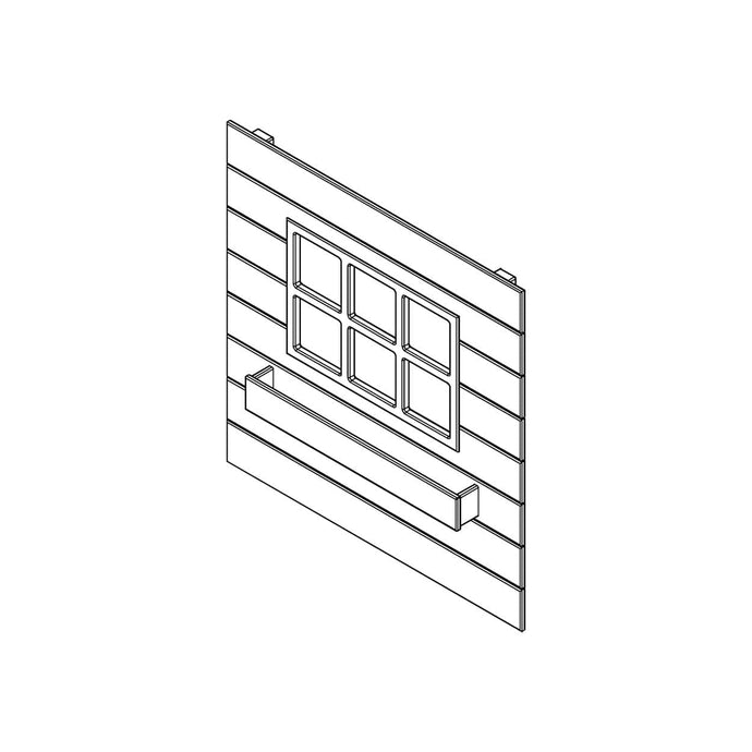 LIFETIME Kidsrooms Rebuild Part Panel for house bed 100 cm - Lake House