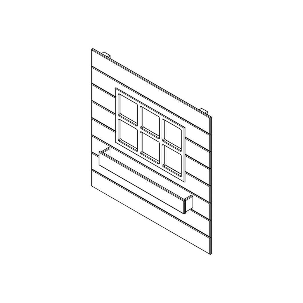 LIFETIME Kidsrooms Rebuild Part Panel for house bed 100 cm - Lake House