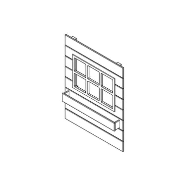 LIFETIME Kidsrooms Rebuild Part Panel for house bed 80 cm - Lake House