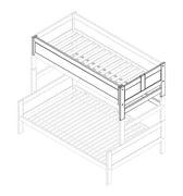 LIFETIME Kidsrooms Rebuild Part White Parts for bunkbed with entrance